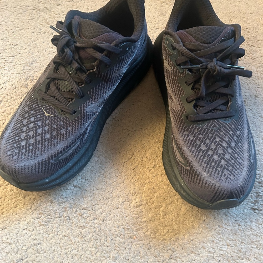 Hoka Women’s Black and Gray Athletic Shoes